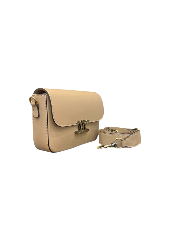 Bolso Bandolera Lys Piel Beige