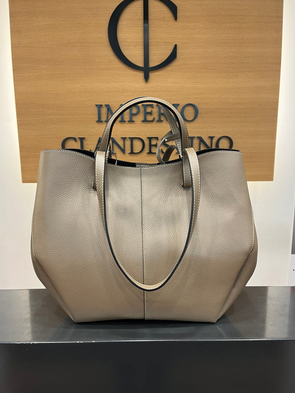 Bolso Paula Piel Taupe