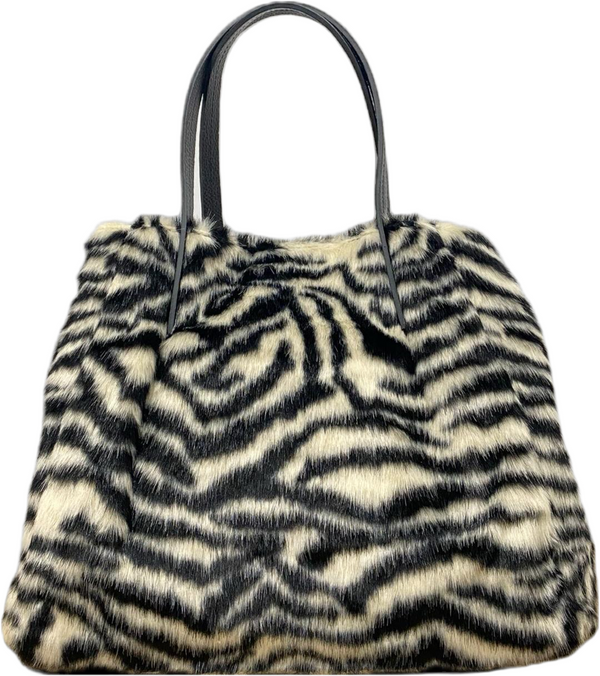 Bolso Shopper Print Cebra