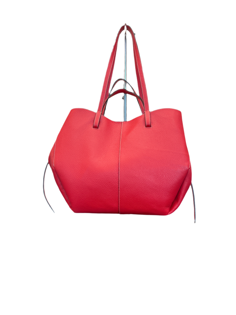 Bolso Paula Piel Rojo