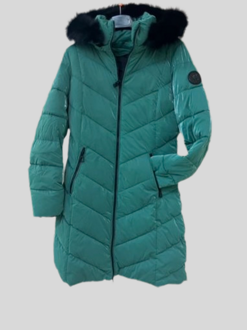 Anorak Velour  Nylon Menta