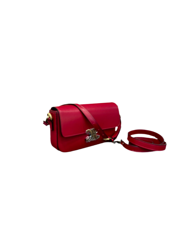 Bolso Bandolera Lys Piel Cereza