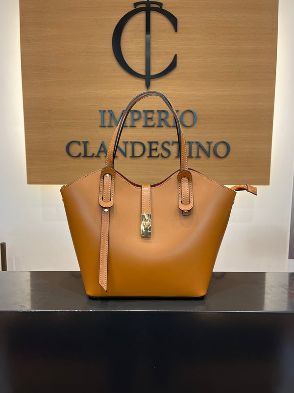 Bolso Shopping Karen Piel Camel