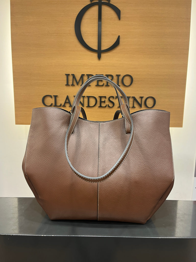 Bolso Paula Piel Chocolate