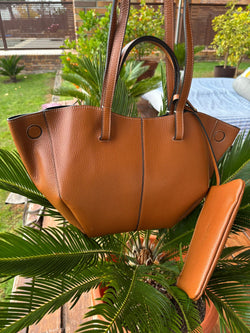 Bolso Paula Small Piel Camel